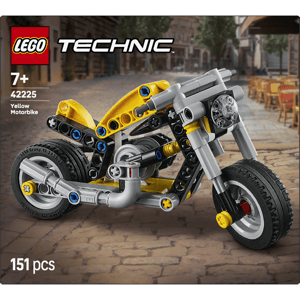 Lego Technic Motorcycle in Yellow
